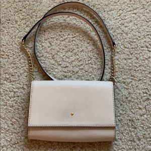 Kate Spade Light Pink Crossbody with Chain Strap
